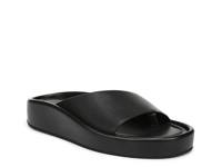 So-Fly Platform Thong Sandals Black view