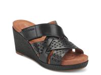 Britta Wedge Sandal Black view