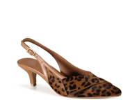 Settle Down Pump Tan Leopard Print view