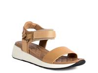 Carrie Wedge Sandal Tan view