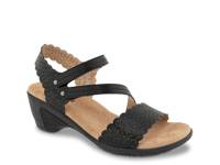 Gracie Wedge Sandal Black view