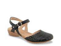 Vinya Wedge Sandal Black view