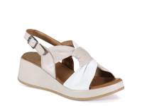 Kala Flower Wedge Sandal White view