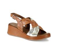 Kala Flower Wedge Sandal Cognac view