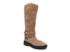 Marlin Platform Boot Light Brown Suede view