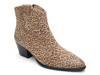 Fame Western Bootie Tan/Black Leopard Print Suede view
