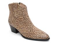 Fame Western Bootie Tan/Black Leopard Print Suede view
