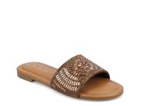Maria Sandal Gold Metallic view