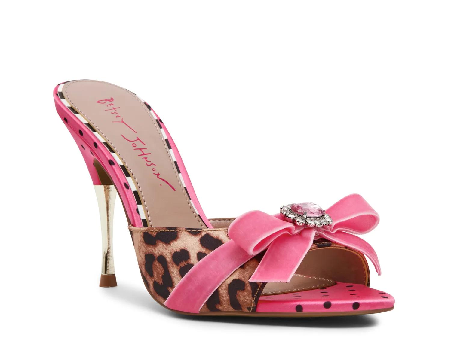 Betsey Johnson Skarlet Sandal | Women's | Multicolor Leopard Print | Size 6 | Sandals