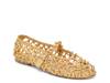 Clair Mary Jane Flat Gold Metallic view
