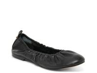 Conrad Ballet Flat Black Leather view