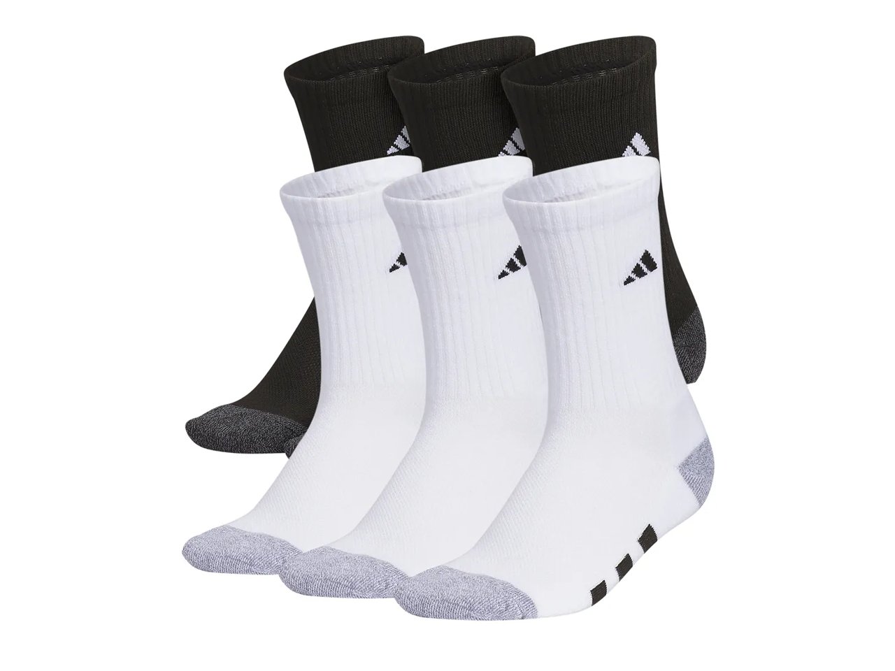 Athletic Cushioned Kids' Crew Socks - 6 Pack