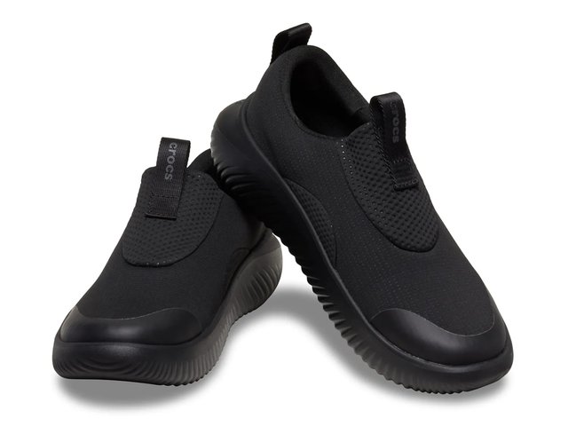 Crocs Mellow Ease Slip-On Sneakers Black Men\'s 10 Women\'s 12 Amazon.com | Crocs Platform Merrow Ys, Multicolor (Black  main image 2