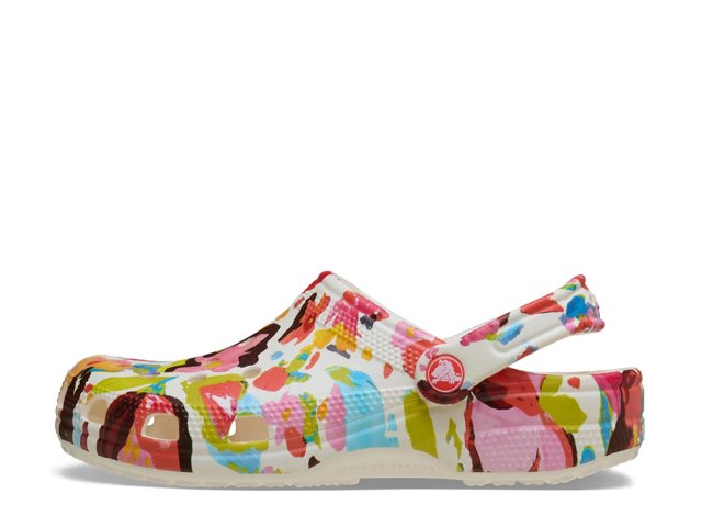 Classic Painted Floral Clog - Women's