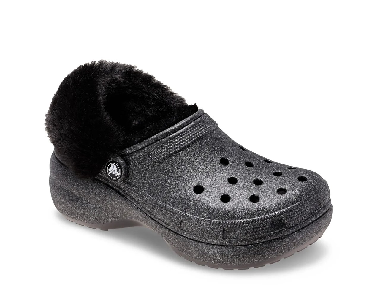 Classic Fuzzy Lined Platform Clog - Women's