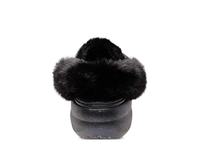 Classic Fuzzy Lined Platform Clog - Women's