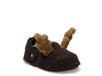 Classic Cozzzy Reindeer Slipper - Kids' Dark Brown view