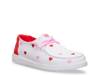 Wendy Embroidered Hearts Slip-On - Women's White view
