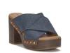 Casyna Platform Sandal Navy view