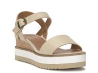 Tayven Platform Wedge Sandal Bone view