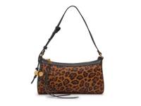 Rylie Shoulder Bag Black/Tan Leopard Print Calf Hair view