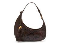 Portia Shoulder Bag Brown Snake Print view