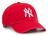New York Yankees Clean Up Baseball Cap Red view