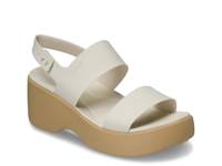 Brooklyn Sky Platform Sandal Off White view