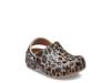 Littles Animal Clog - Kids' Brown/Black Leopard Print view