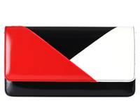 Sandy Clutch Black/Red/White view