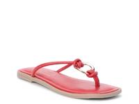 Mission Sandal Red Leather view