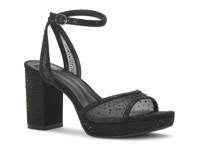 Haiven Platform Sandal Black view