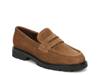 Siena Penny Loafer - Women's Elmwood Brown Suede view