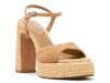 Liandra Platform Sandal Tan Suede view