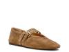 Lydia Mary Jane Flat Taupe Suede view
