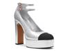 Peyton Platform Pump Silver Metallic view
