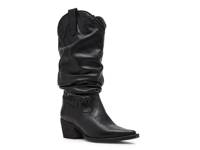 Stage Cowboy Boot Black Leather view