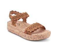 Slata Wedge Sandal Cognac view