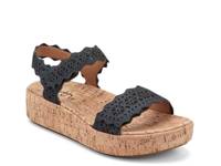 Slata Wedge Sandal Dark Blue view