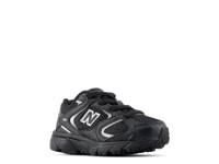 408 Slip-On Sneaker - Kids' Black/Silver view