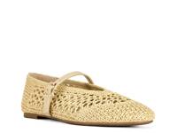 Kalenna Mary Jane Flat Beige Raffia view