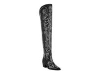 Kess Over-The-Knee Western Boot Black view