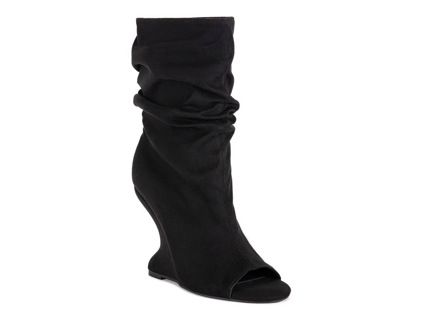 black wedge dress boots Blowfish Kinsley Wedge Booties- Black main image 0