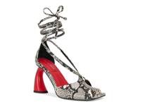 Buiky Pump Black/Off White Snake Print view