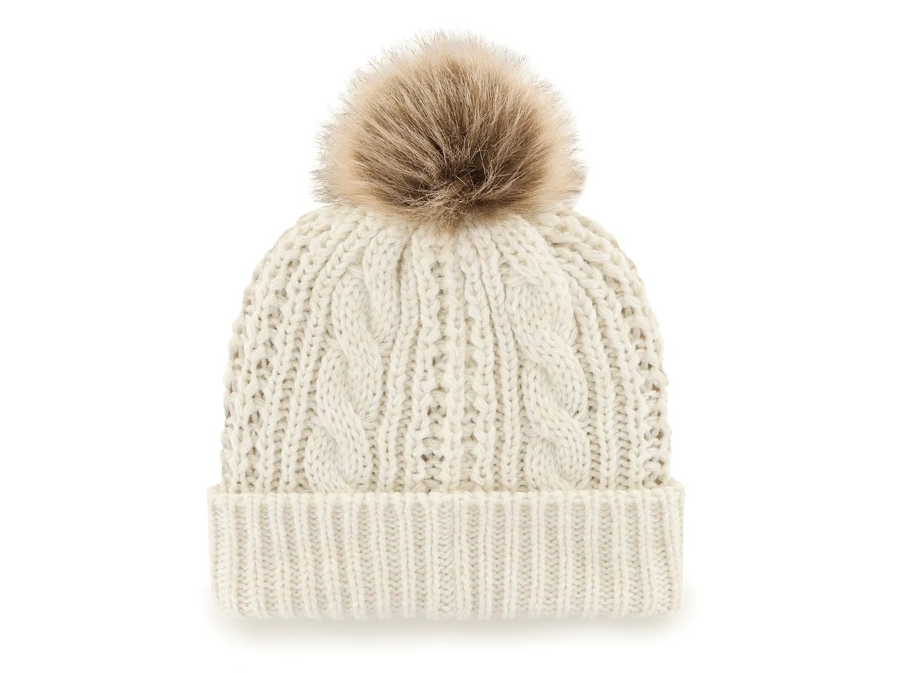 Meeko Cuff Knit Pom Beanie