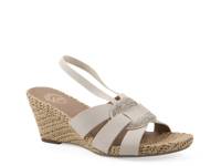Atavi Wedge Sandal Eggshell White view