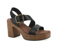 Barb Platform Sandal Black view
