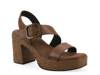 Barb Platform Sandal Dark Tan view