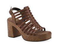 Barbea Platform Sandal Dark Tan view