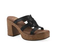 Barillo Platform Sandal Black view